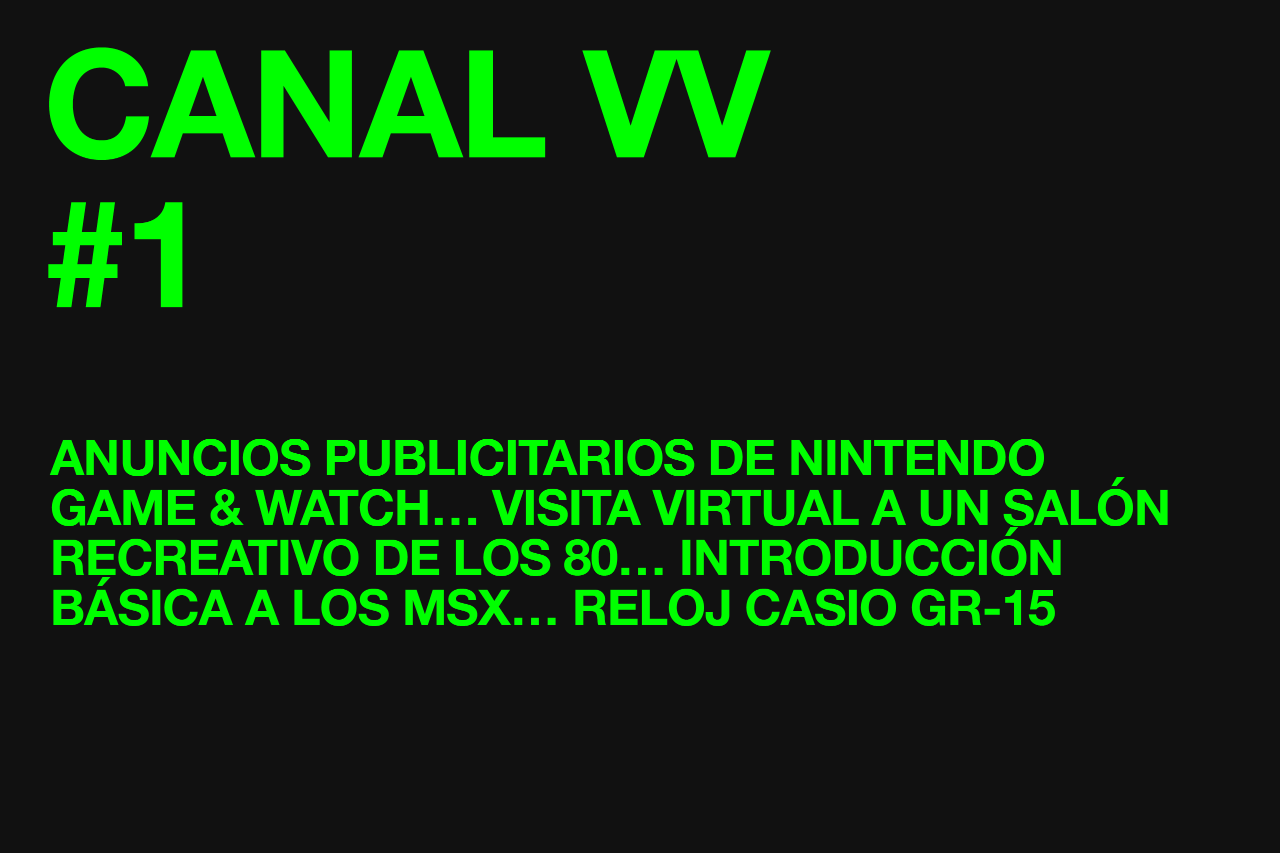 Canal VV
